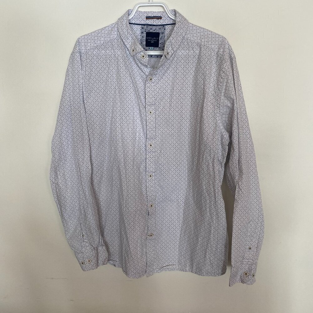 Men's Steel & Jelly British Design Long Sleeve Button Down Shirt